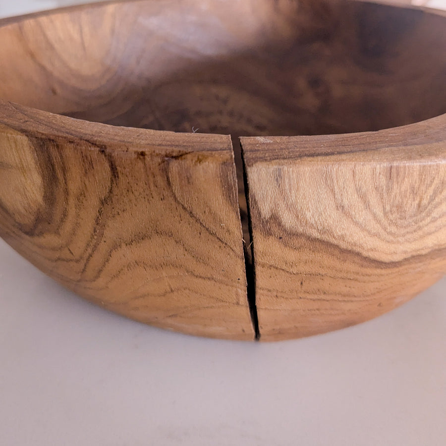 Teak Wood Potion Bowl - SECOND