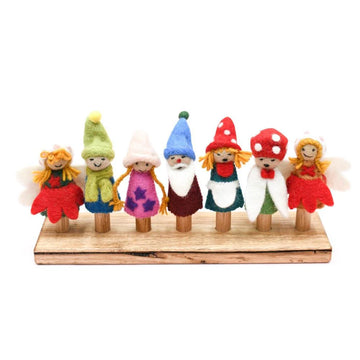 Tara Treasures | Finger Puppet Set - Fairies and Gnomes