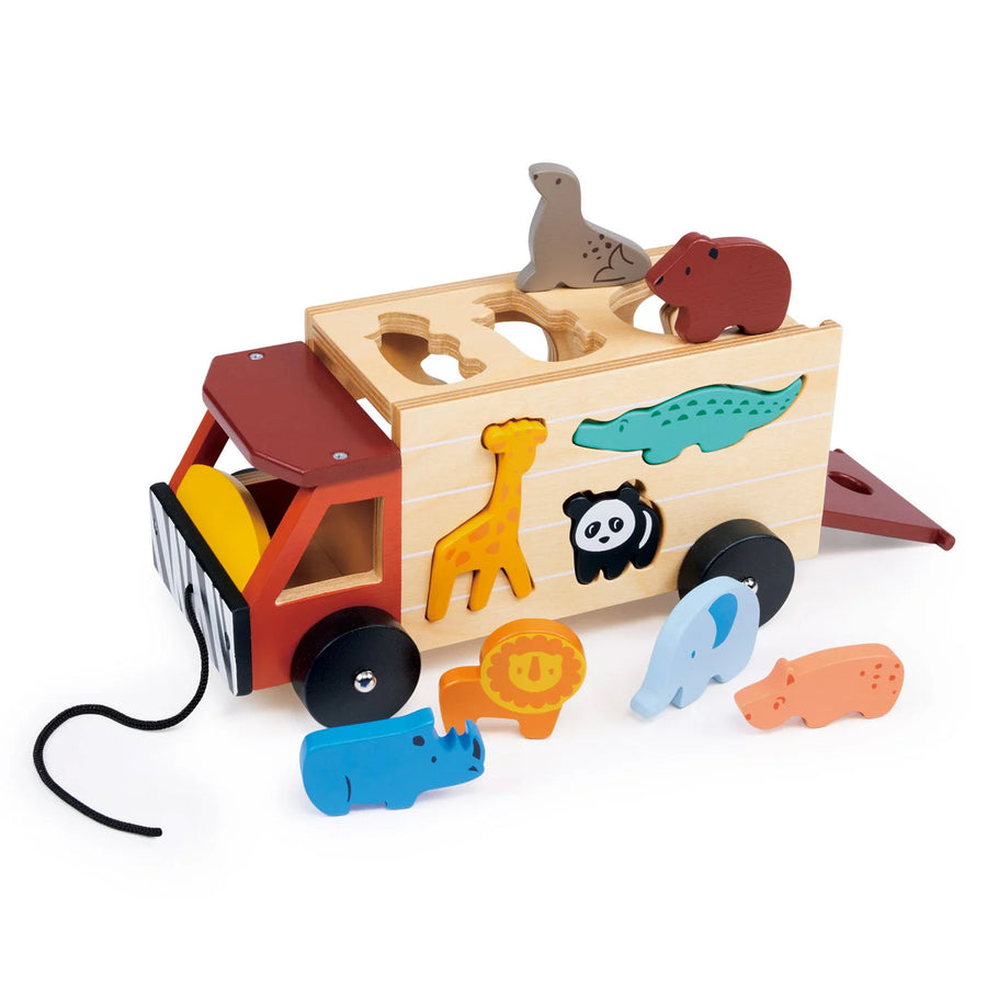 Mentari Toys | Shape Sorting Safari Truck