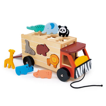 Mentari Toys | Shape Sorting Safari Truck