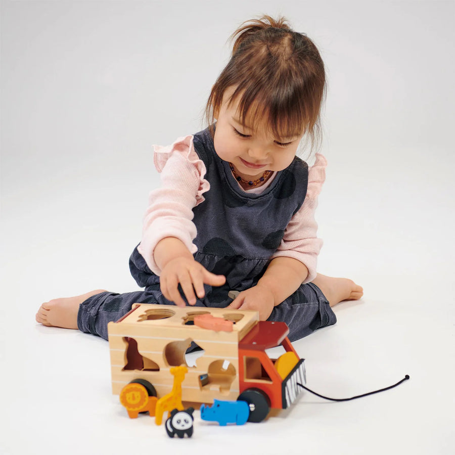 Mentari Toys | Shape Sorting Safari Truck