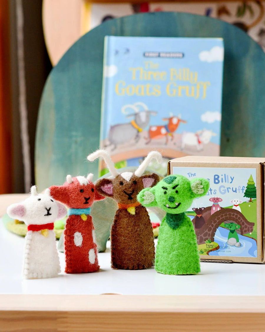 Finger Puppet Set | Three Billy Goats Gruff