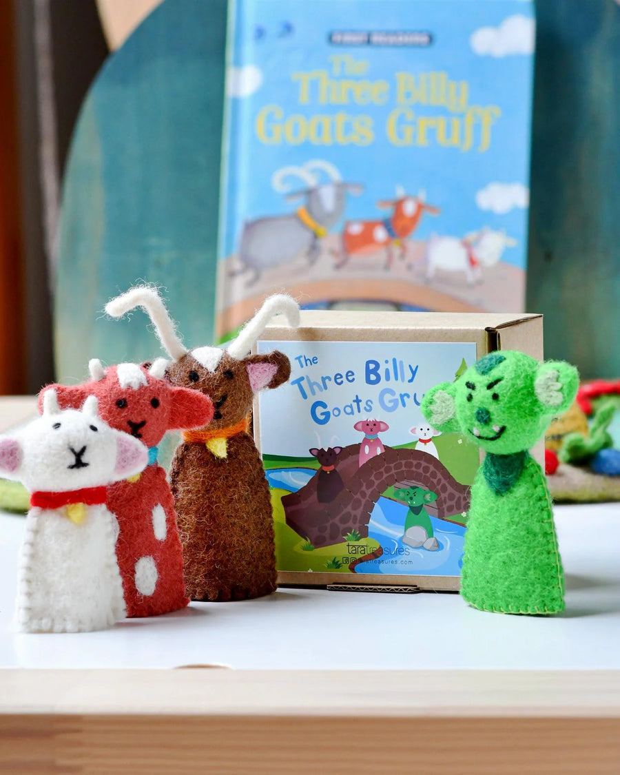 Finger Puppet Set | Three Billy Goats Gruff