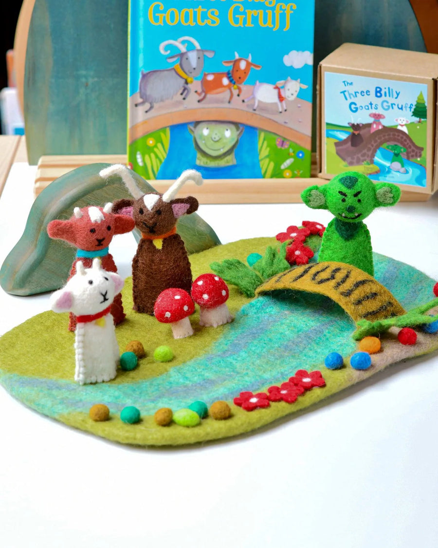 Finger Puppet Set | Three Billy Goats Gruff