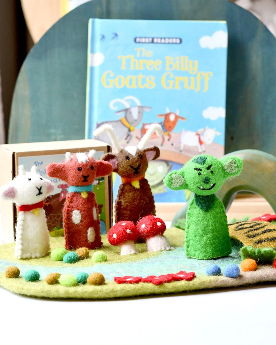 Finger Puppet Set | Three Billy Goats Gruff