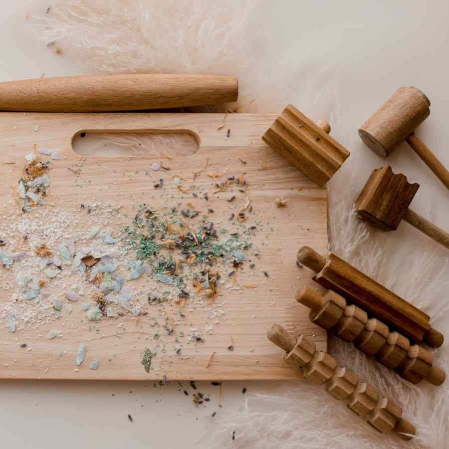 Qtoys | Wooden Play Dough Tool Set (10 pieces)