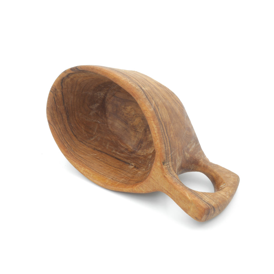 Natural wooden scoop hand-carved from reclaimed wood. Eco-friendly and ethically-made in Kenya. 