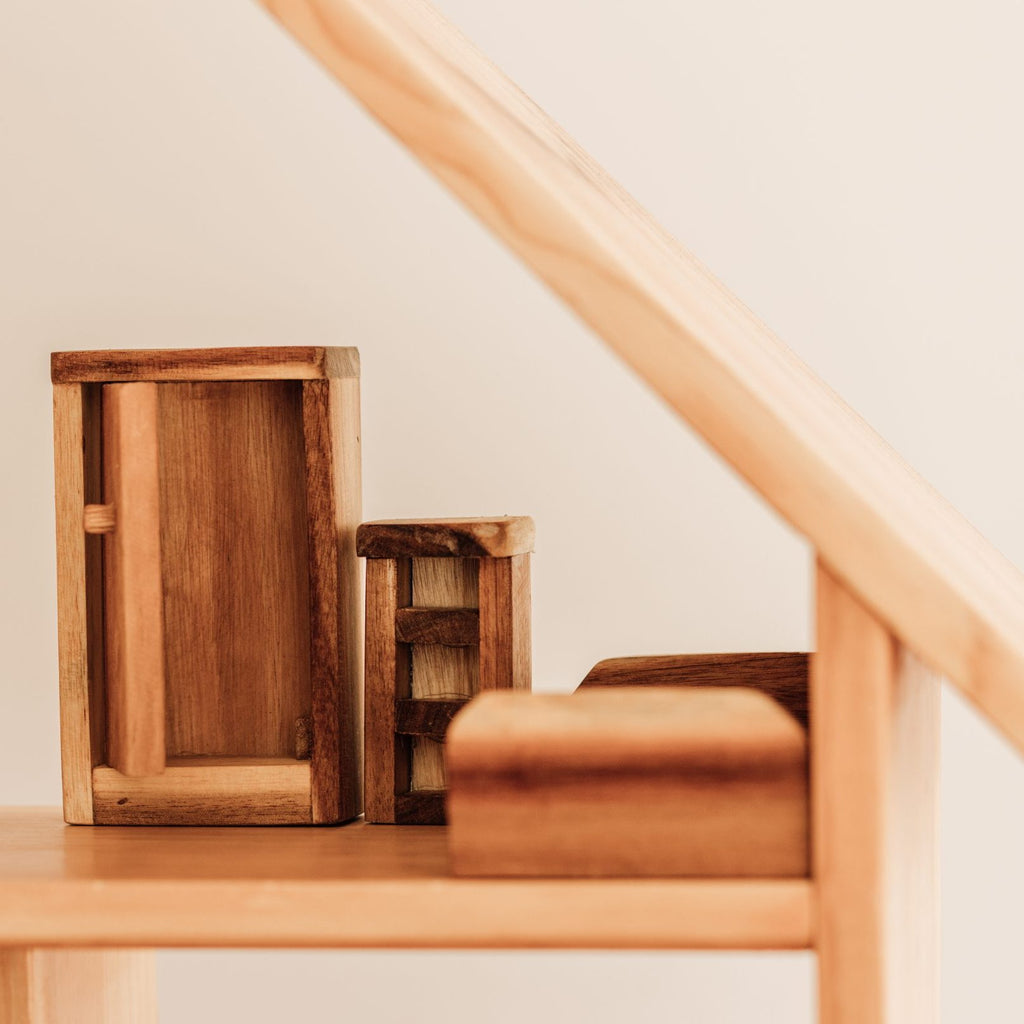 Qtoys | Wooden Doll Bedroom Furniture