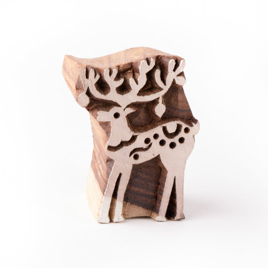 Wooden Printing Blocks | Christmas Themed
