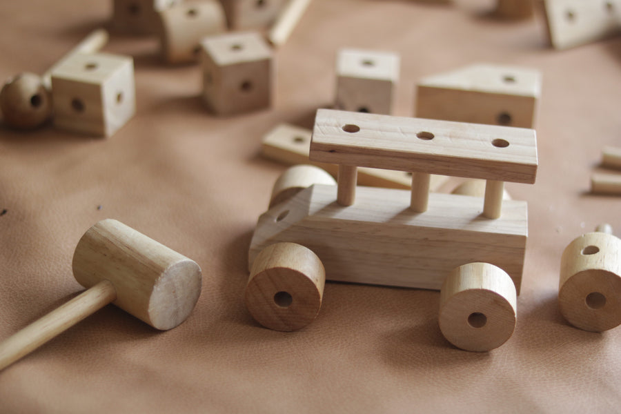 Qtoys | Wooden Blocks - Construction Set