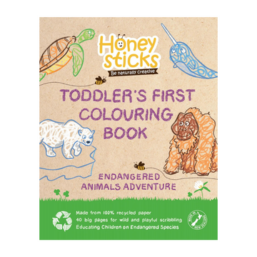 Honeysticks Colouring Book | Endangered Animals