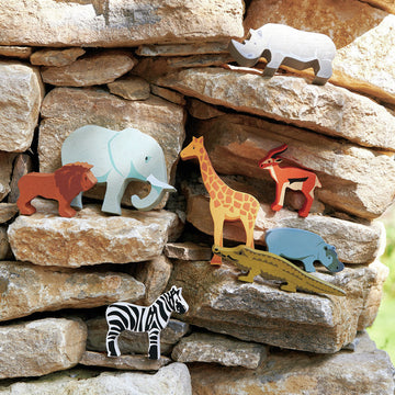Tender Leaf Toys | Safari Wooden Animal Set