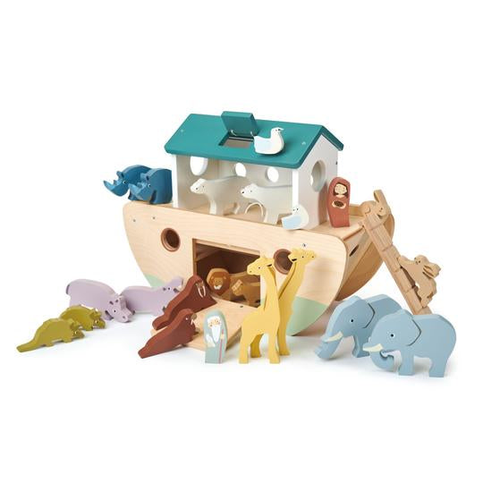 Wooden Noah's Ark Play Set