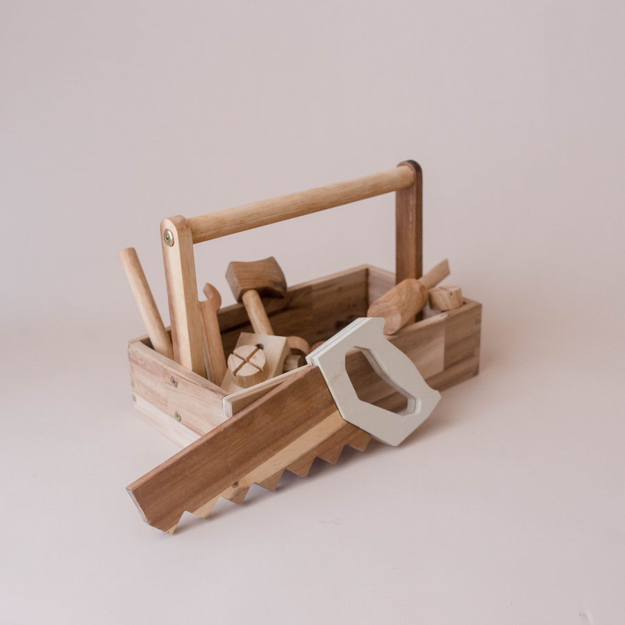 Qtoys | Natural Wooden Tool Set