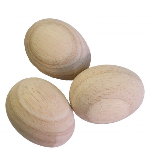 Qtoys | Wooden Eggs in Basket