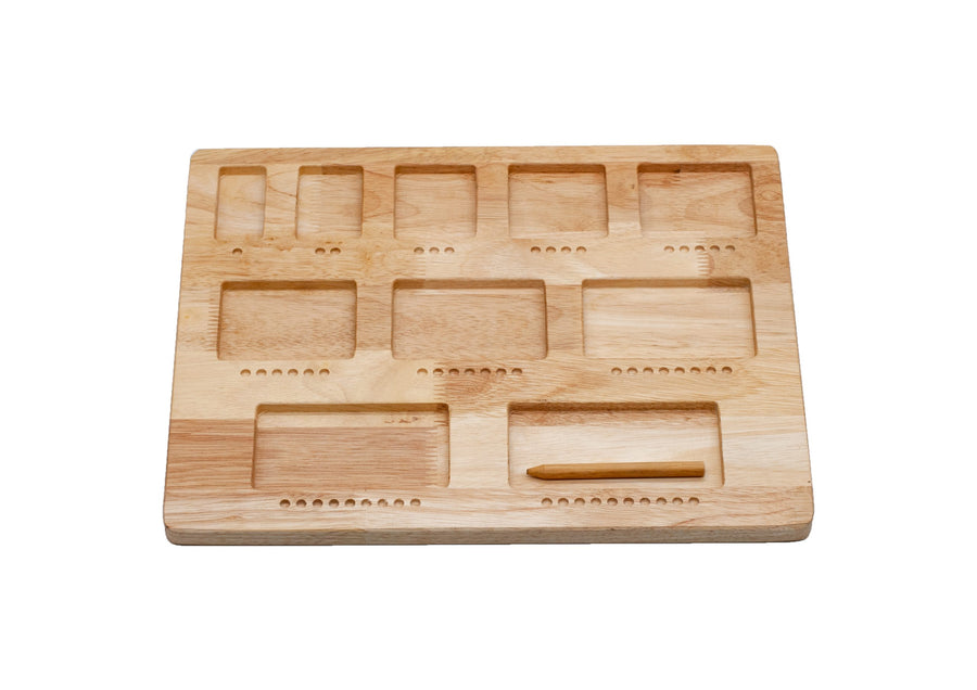 Qtoys | Montessori Double Sided Counting Board