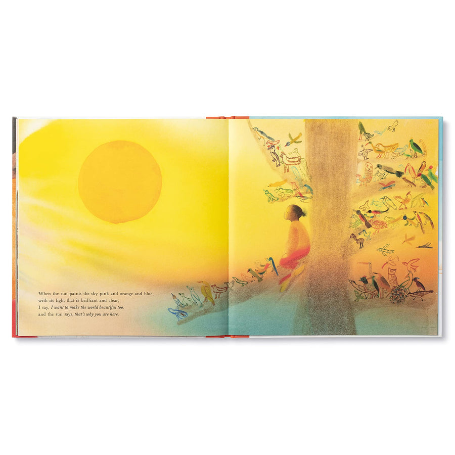 all that I Am  book for kids by M. H. Clark with watercolour illustrations