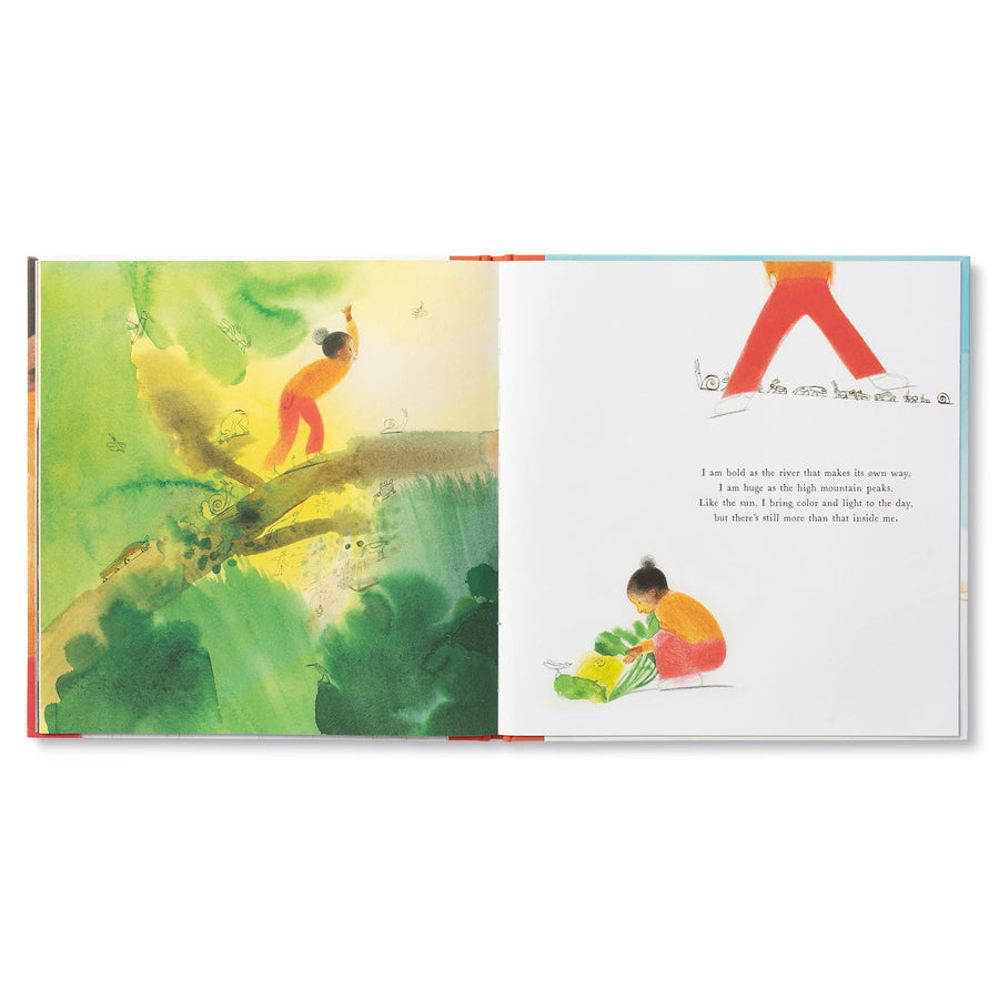 all that I Am  book for kids by M. H. Clark with watercolour illustrations