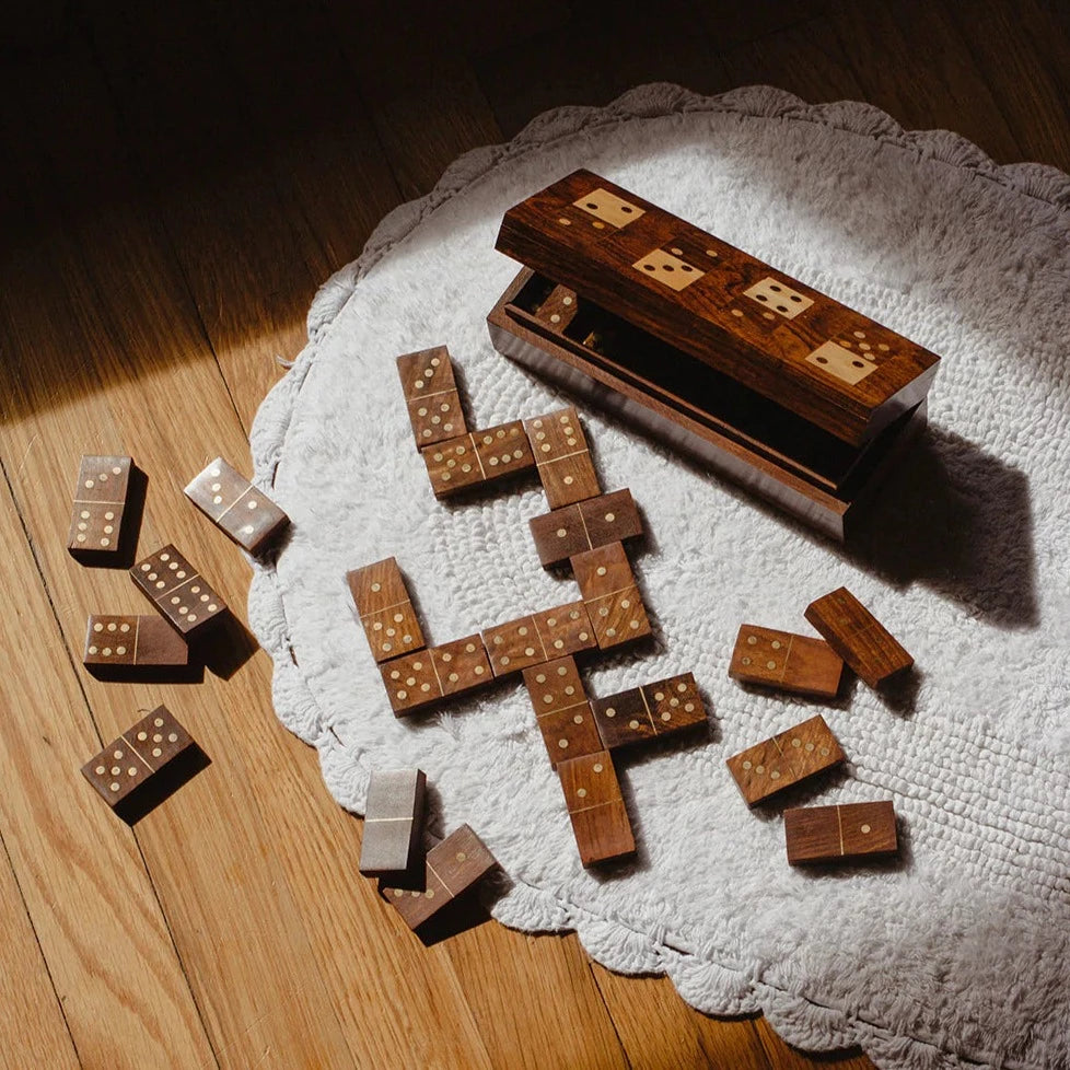 Wooden Domino Set - Traditional
