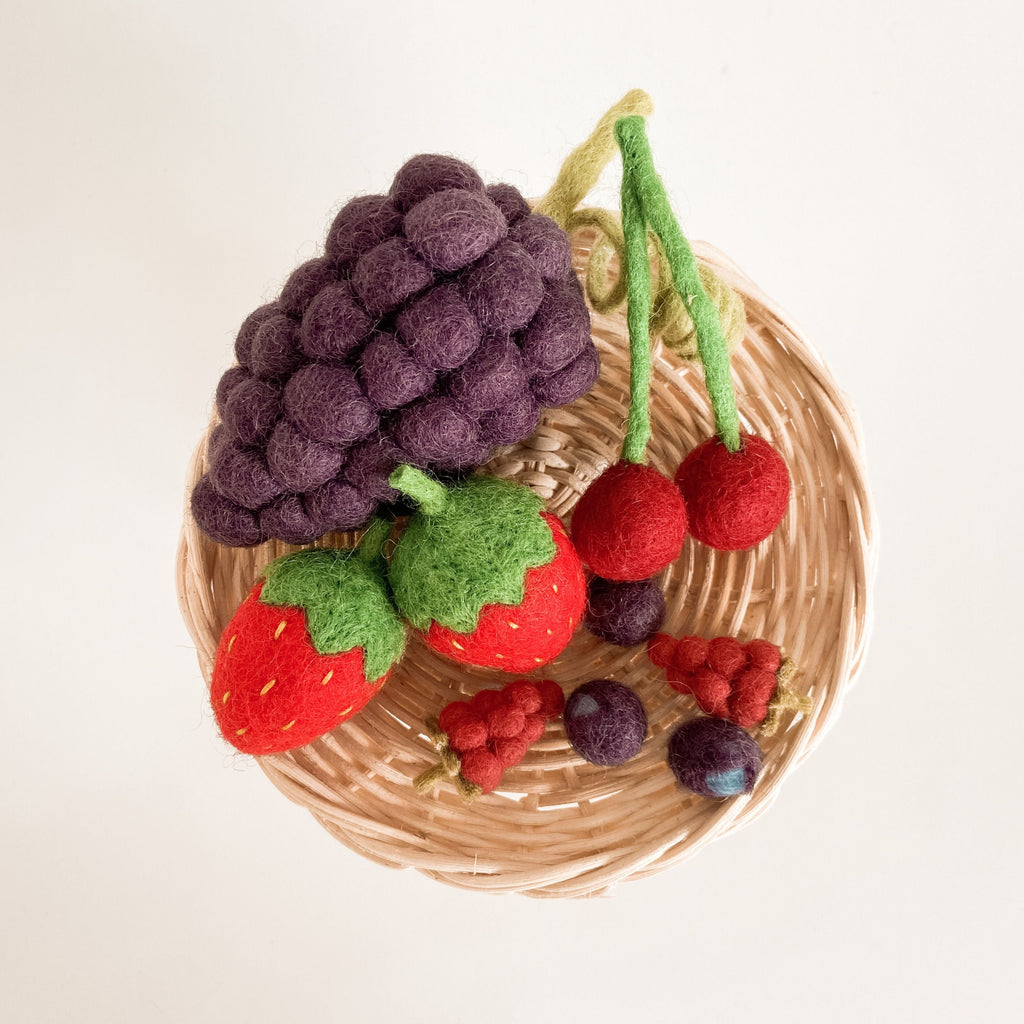 Tara Treasures | Felt Food - Berry Fruit Set (9pc)