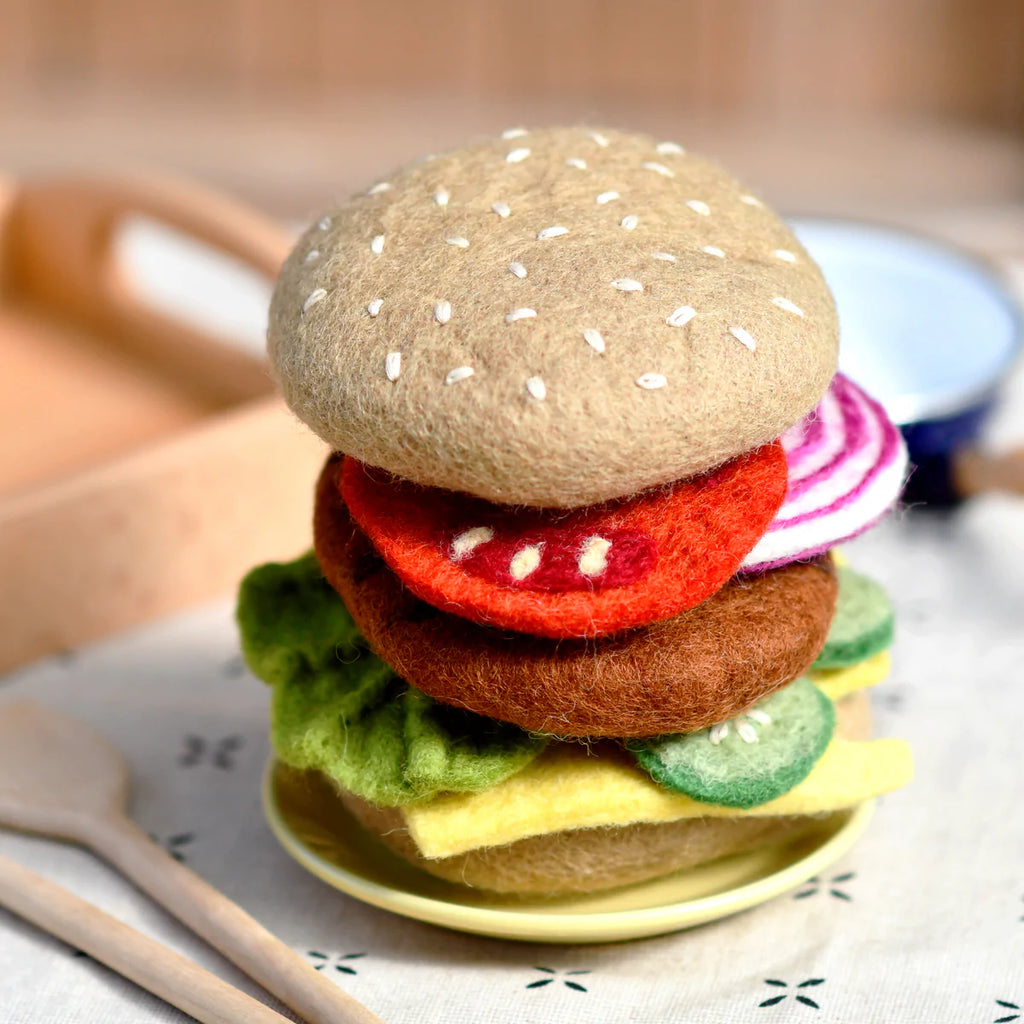 Tara Treasures Felt Burger Set