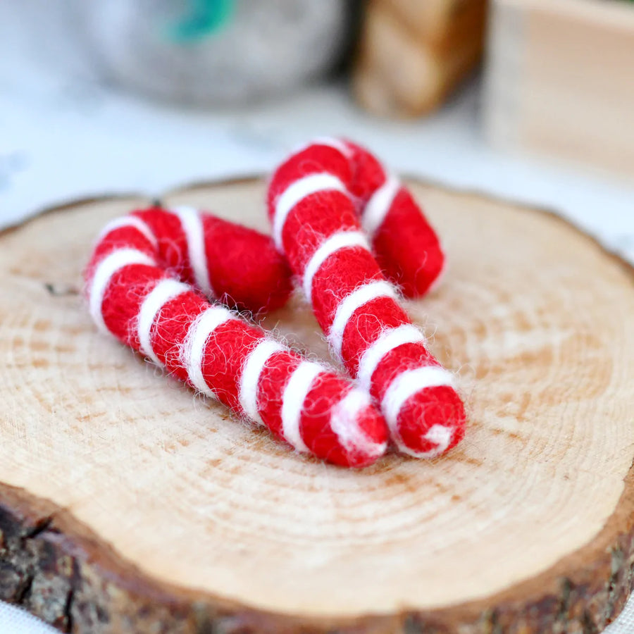 Felt Food | Christmas Candy Canes