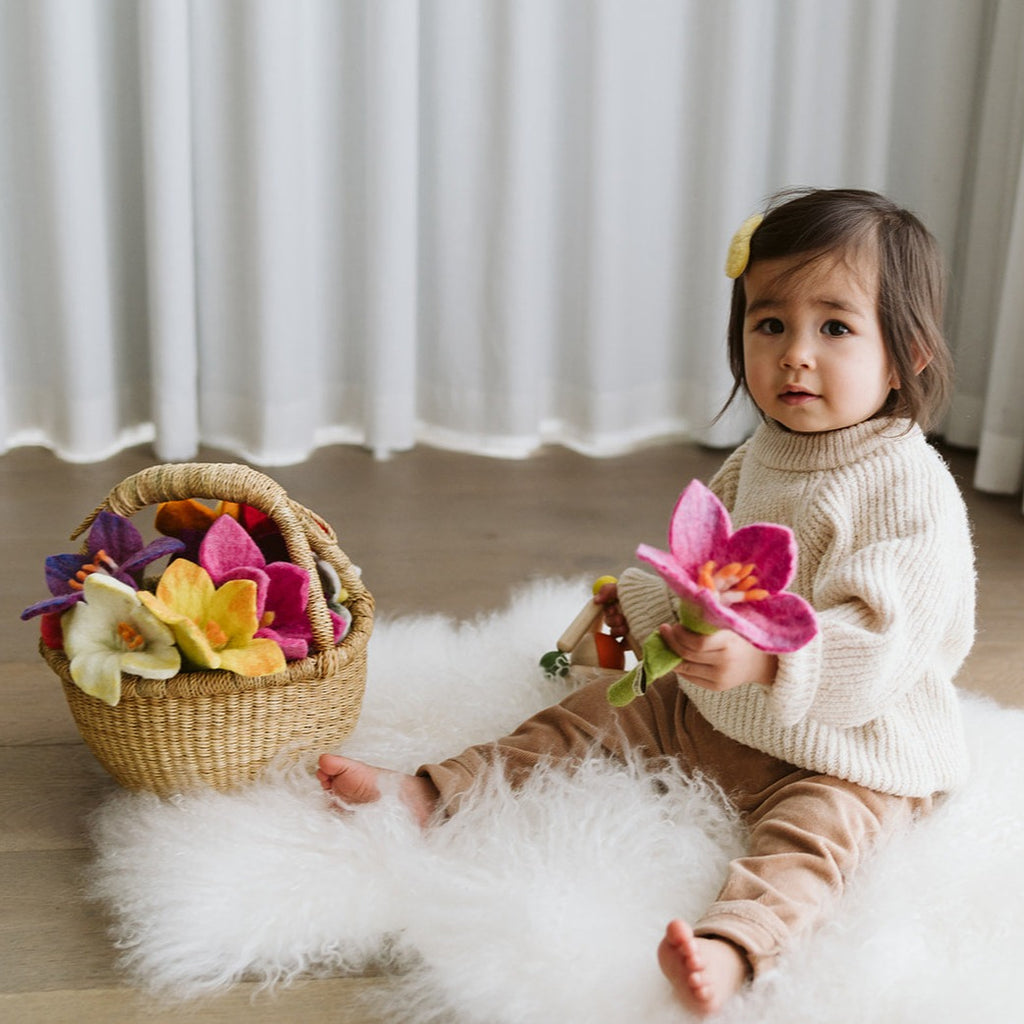 Tara Treasures | Felt Flowers (Set of 5)