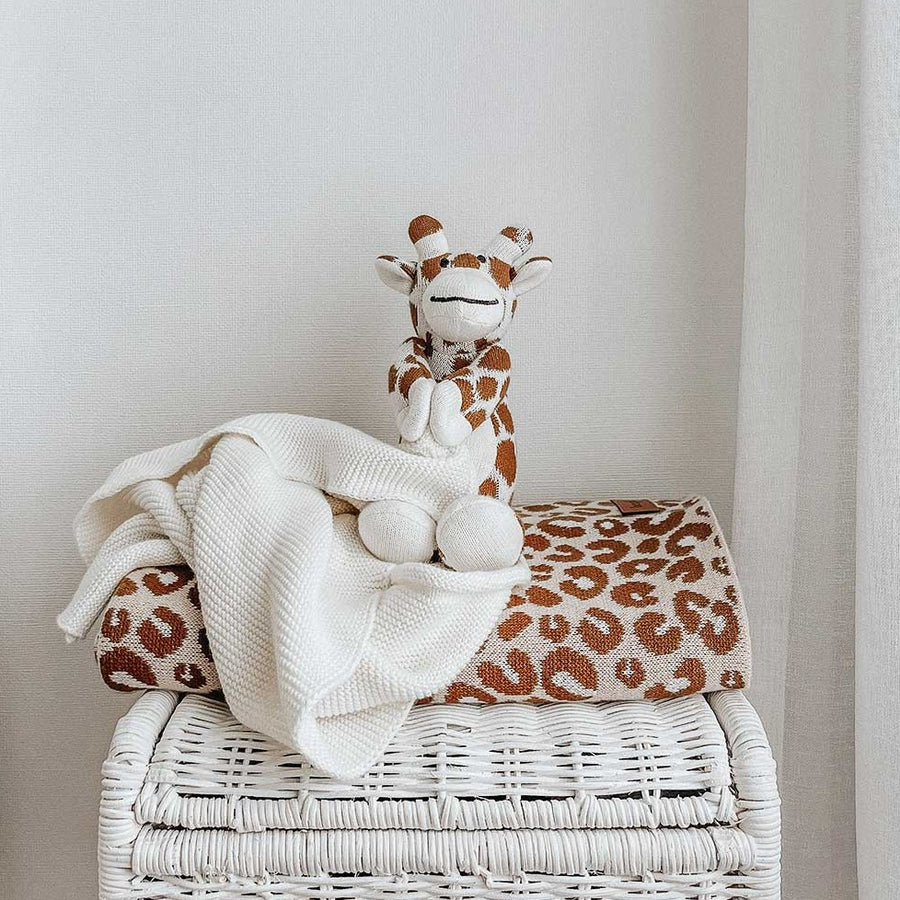 Heirloom Baby Blanket - Leopard Spots