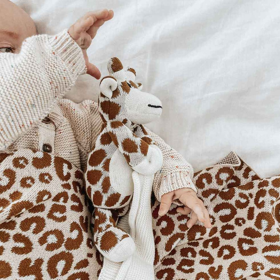 Heirloom Baby Blanket - Leopard Spots