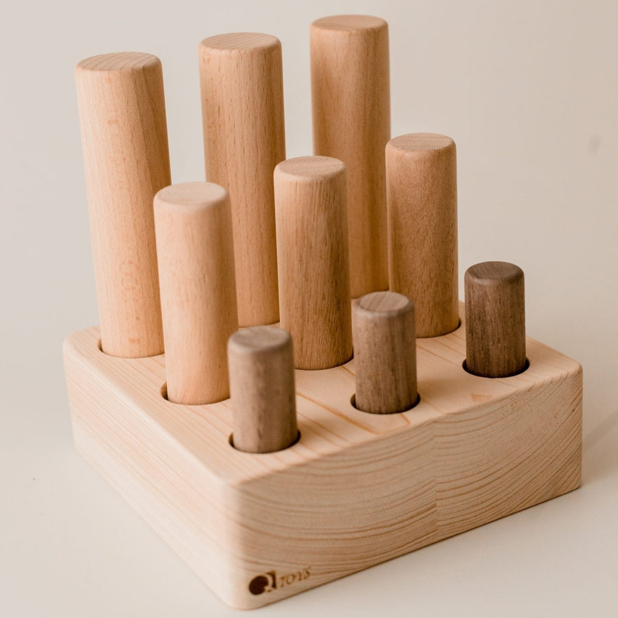 Montessori toys Nine Pole Puzzle set