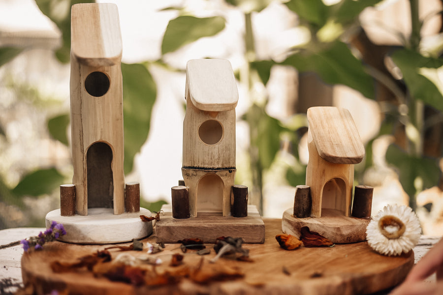  bamboo toy houses 