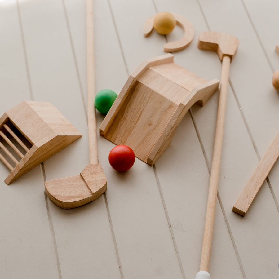 Qtoys | Wooden Mini Golf Set
