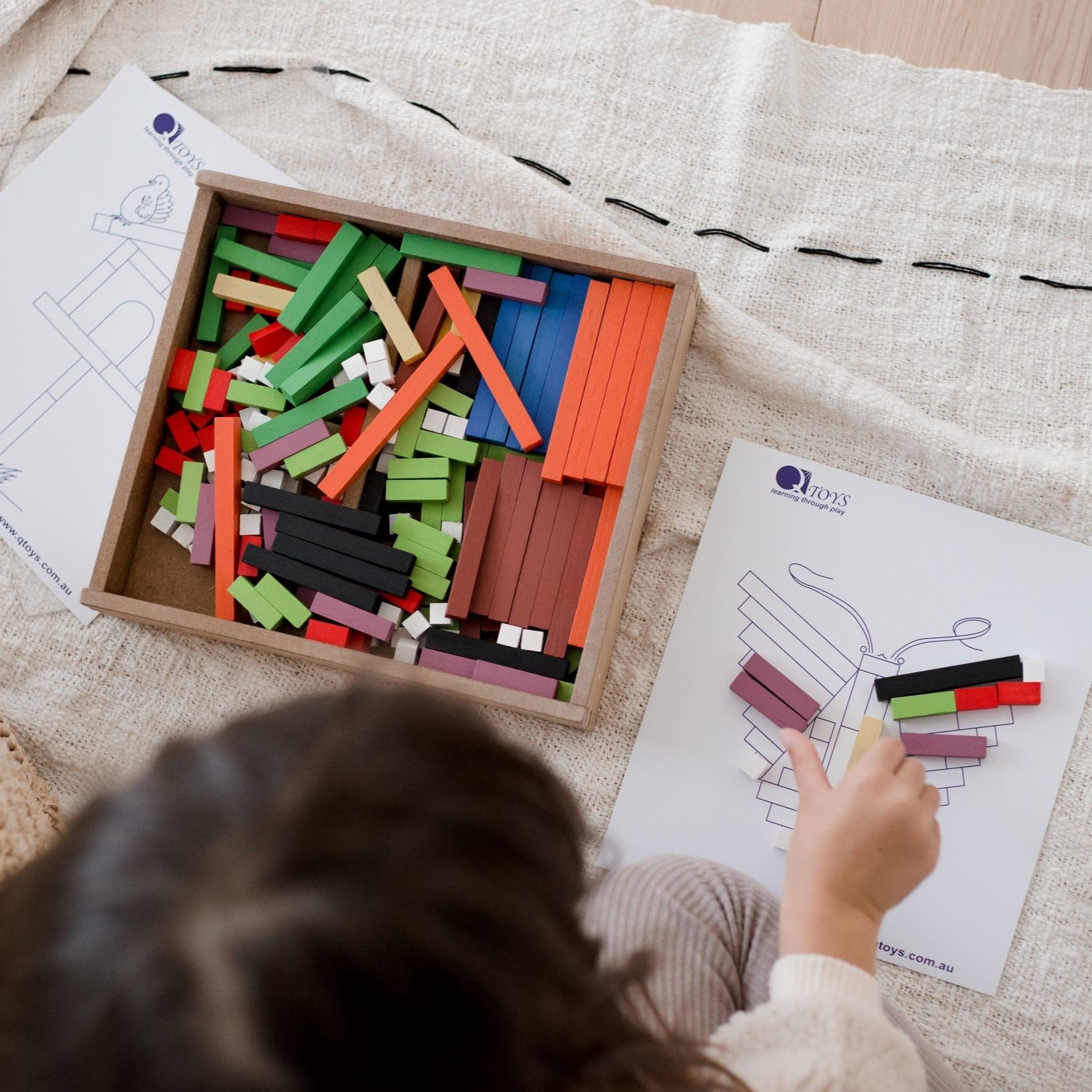 Qtoys | Montessori Cuisenaire Learning Rods – Fairplay