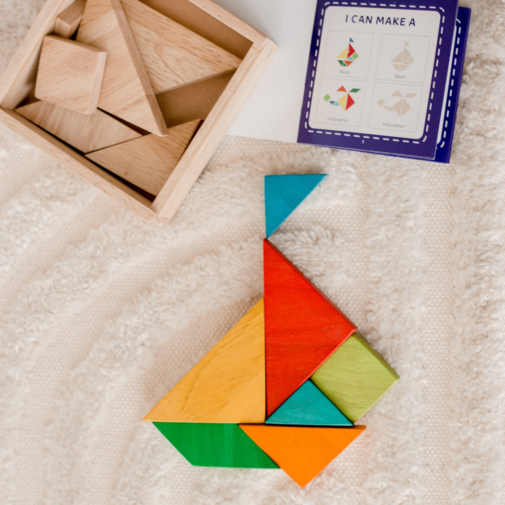 Qtoys | Double Tangram Puzzle Set