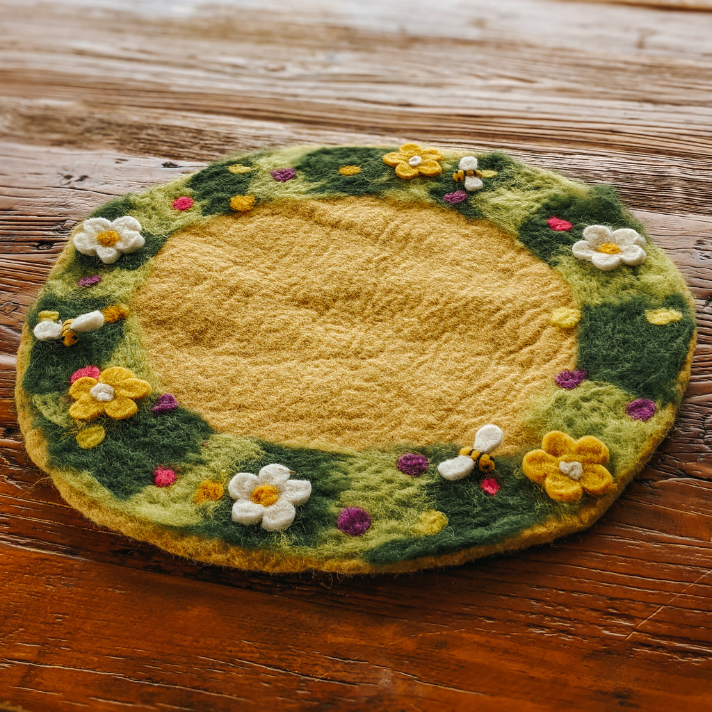 Felt Seasonal Play Mat - Spring