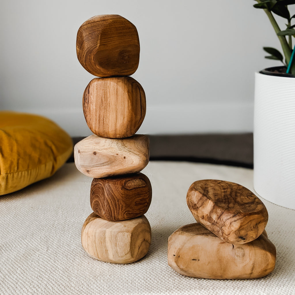 Wooden Worry Stones - Single