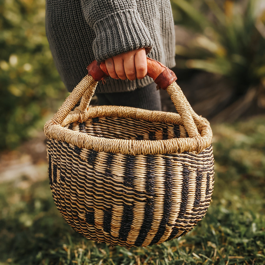 Small Foraging Basket - Patterned Designs