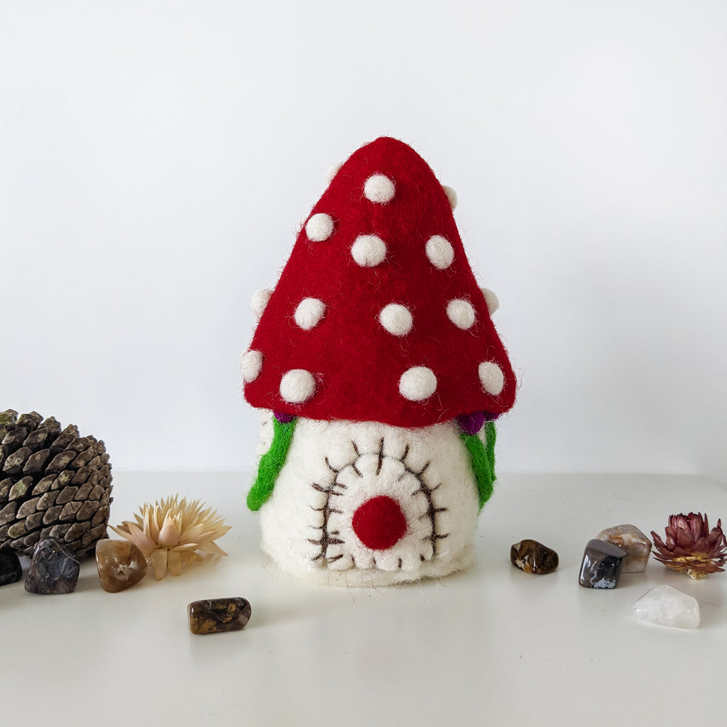 Felt Tiny Home - Toadstool Spirit