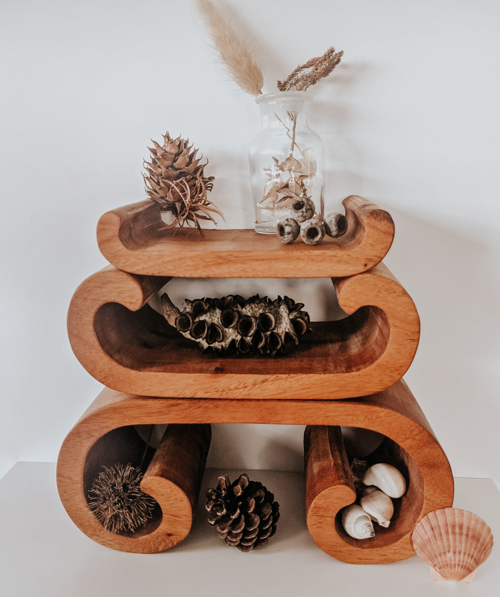 Natural wooden puzzle table. Perfect for open-ended play for kids aged 3 years and over. 