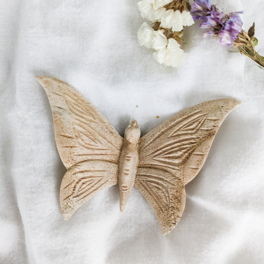 Natural Wooden Butterfly
