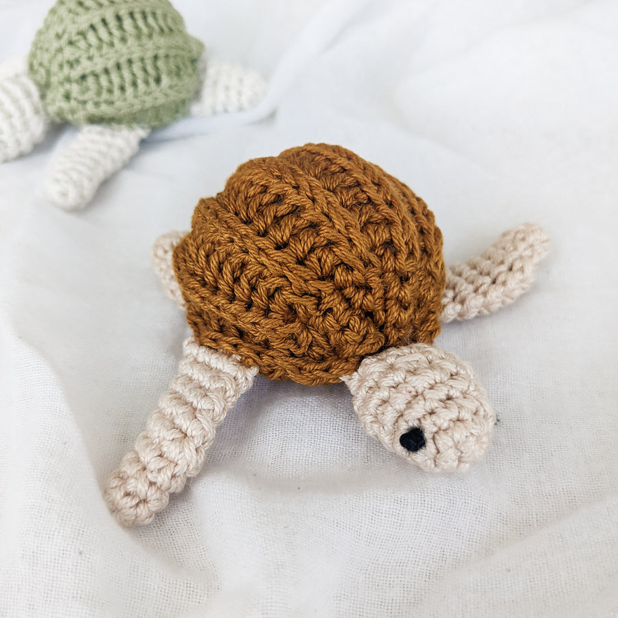 Crochet Turtle Rattles