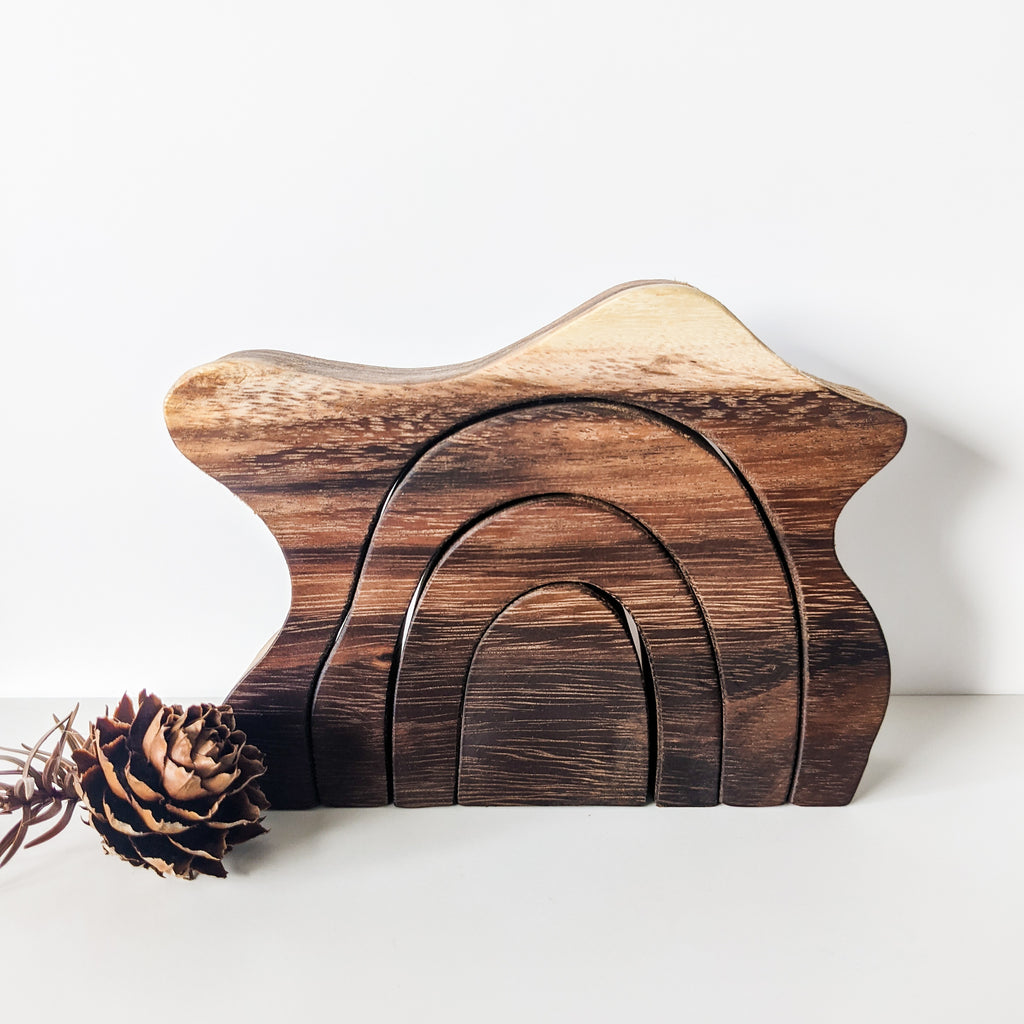 Wooden Hillside Stacker