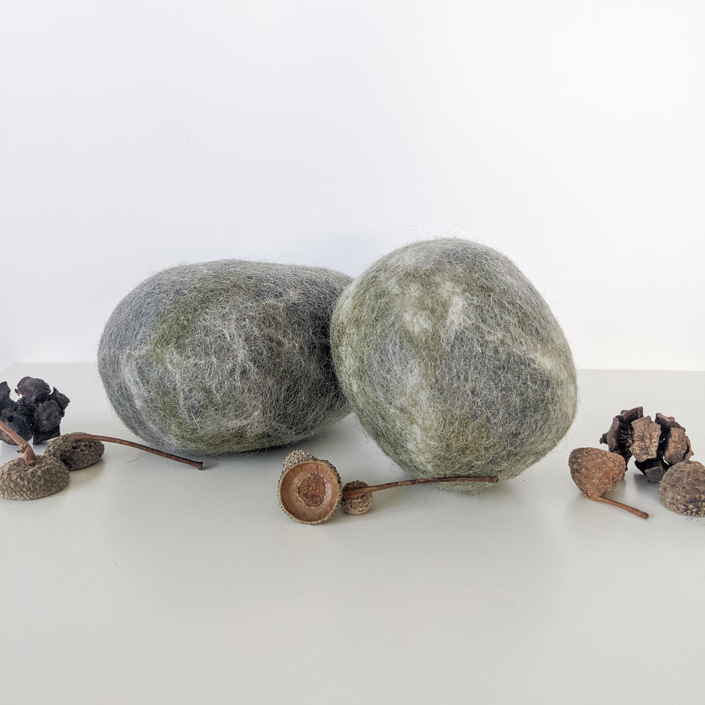 Felt Rocks - Round Stones