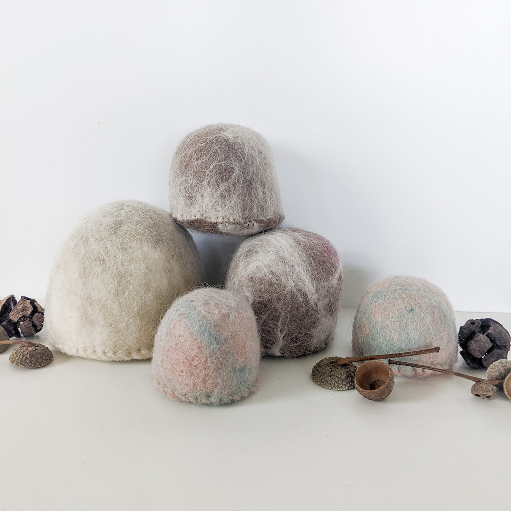 Felt Rock Set - Winter Theme