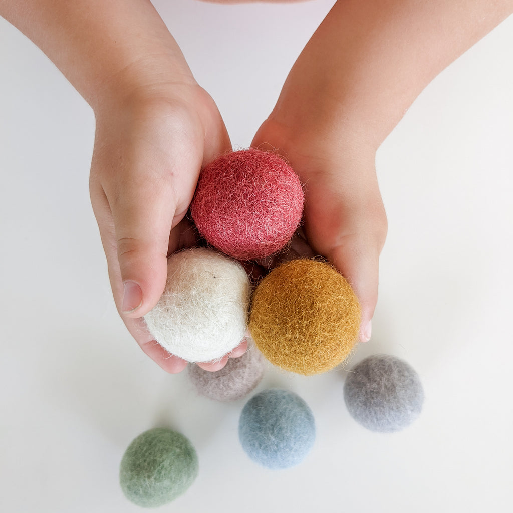 fair trade children's toys felt balls