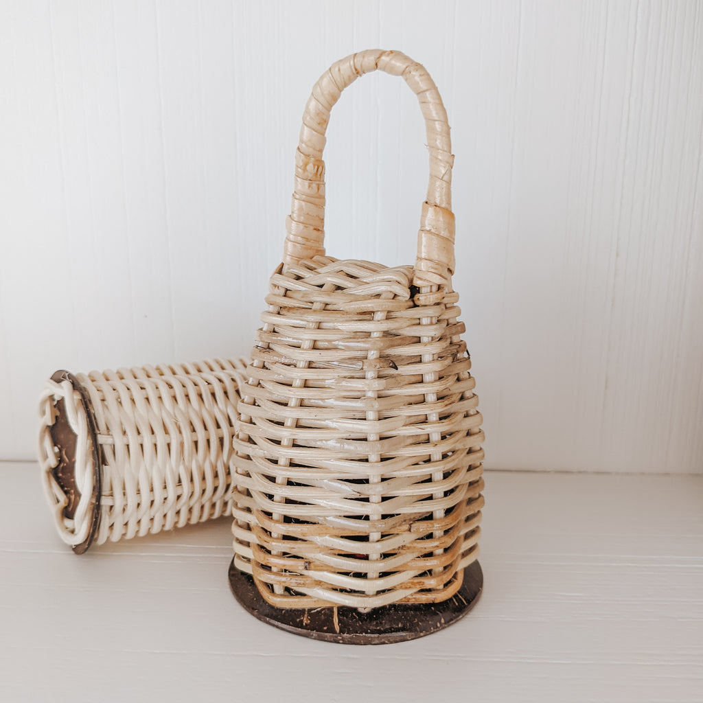 Woven Shaker - Coconut Caxixi