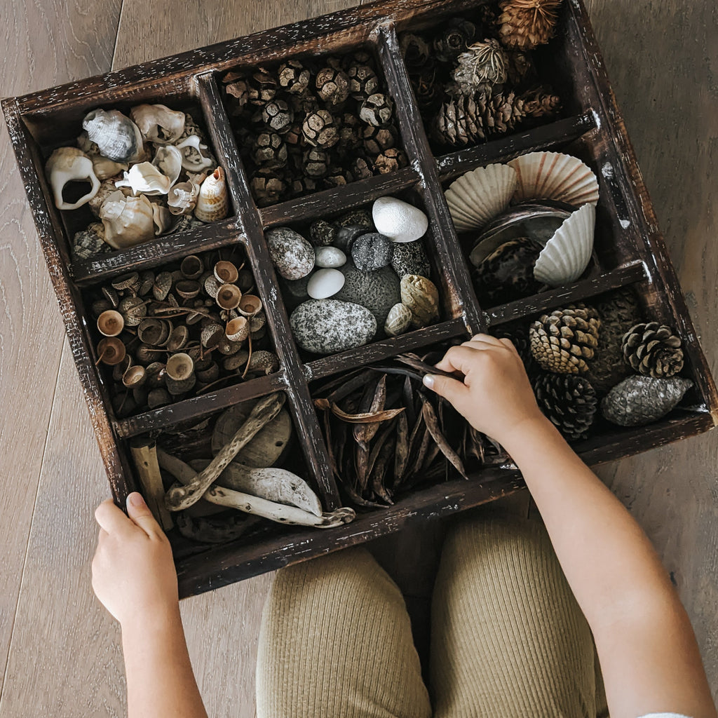 Wooden Sorting Tray - Extra Large