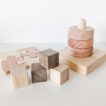 A sweet mini gift set for toddlers curated from our Montessori toys range. 
