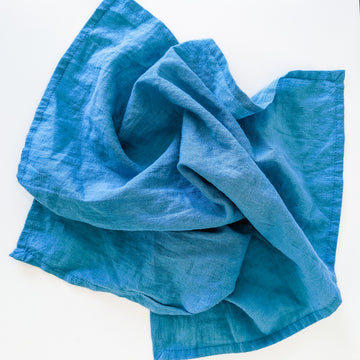40x40 blue soft cotton cloth ethically-made