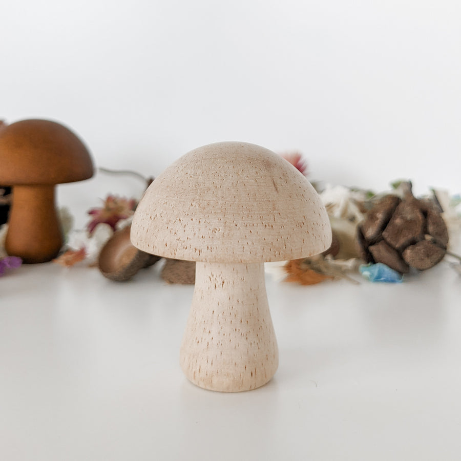 Qtoys | Wooden Mushroom Set - Natural